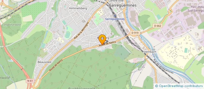 localisation de l'entreprise AVS MEDICAL à SARREGUEMINES