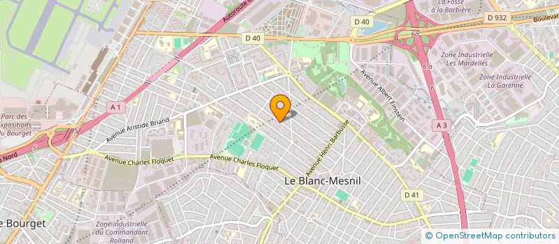 localisation de l'entreprise AVS MINI MARCHE  LE BLANC-MESNIL