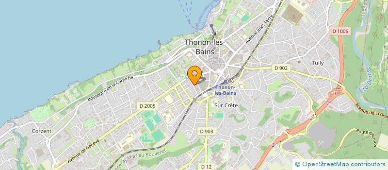 localisation de l'entreprise AVS MULTISERVICES à THONON-LES-BAINS