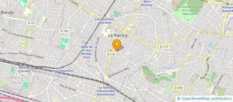 localisation de l'entreprise AVS NET à LE RAINCY