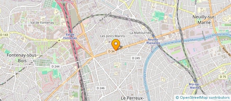 localisation de l'entreprise AVS PRIVEE à LE PERREUX-SUR-MARNE