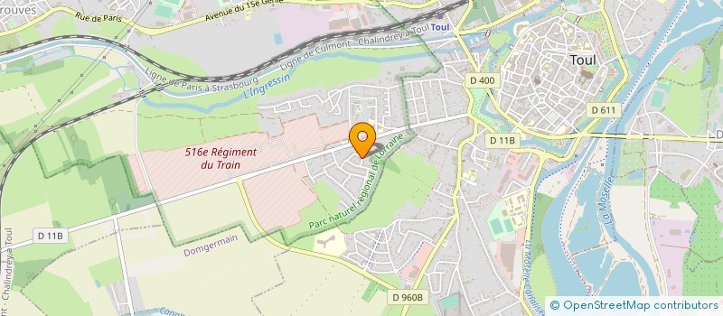 localisation de l'entreprise AVS TOITURE  ECROUVES