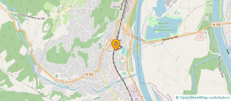 localisation de l'entreprise AVS TRAVAIL TEMPORAIRE  LE TEIL