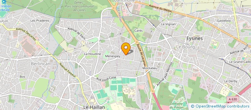 localisation de l'entreprise AVSANITAIRE à EYSINES