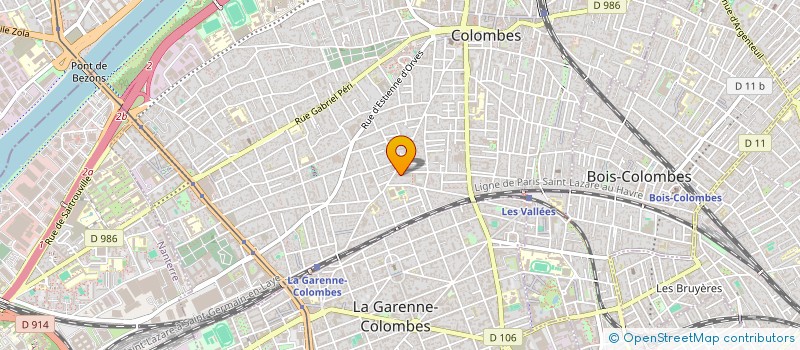 localisation de l'entreprise AVSAT à COLOMBES