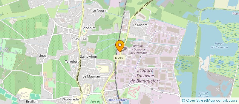 localisation de l'entreprise AVSFPB à BLANQUEFORT