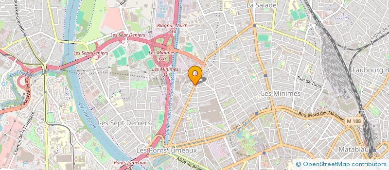 localisation de l'entreprise AVSGESTION à TOULOUSE
