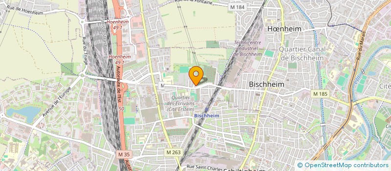 localisation de l'entreprise AVSH IMMOBILIER à BISCHHEIM