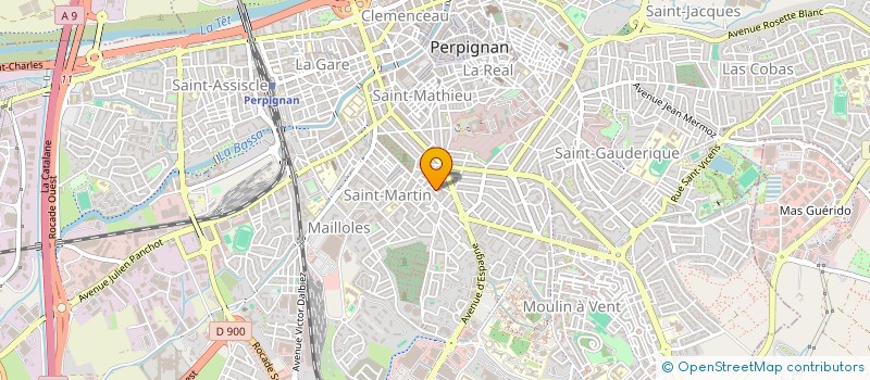 localisation de l'entreprise AVSL MAINTENANCE  PERPIGNAN