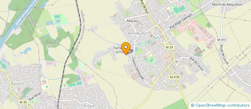 localisation de l'entreprise AVSM ROUSSEL  ANNULLIN