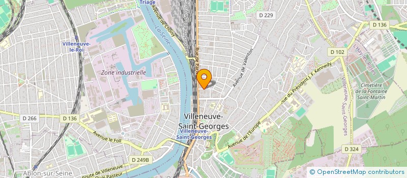 localisation de l'entreprise AVSP A VOTRE SERVICE PROPRETE à VILLENEUVE-SAINT-GEORGES
