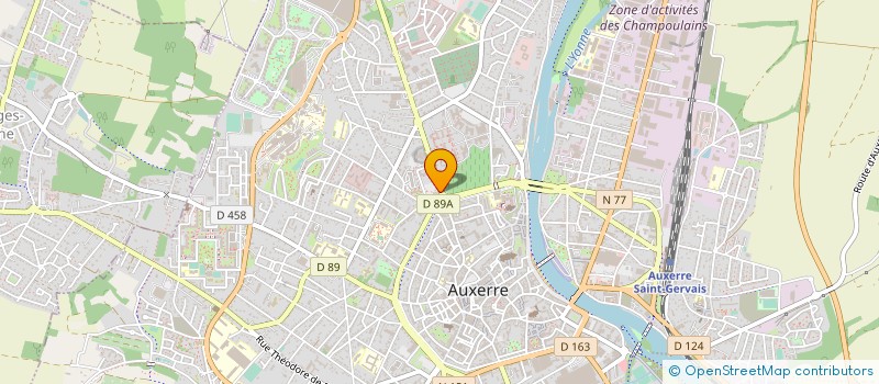localisation de l'entreprise AVSPI PARTICULIERS à AUXERRE