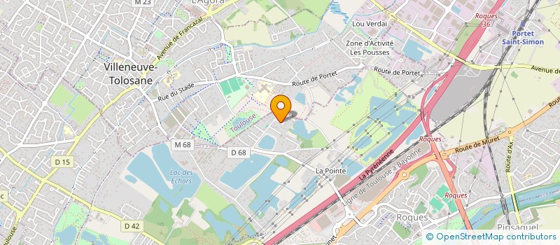 localisation de l'entreprise AVSTER  ROQUES