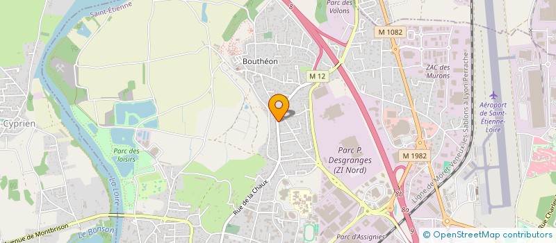 localisation de l'entreprise AVT IMMO  ANDREZIEUX-BOUTHEON