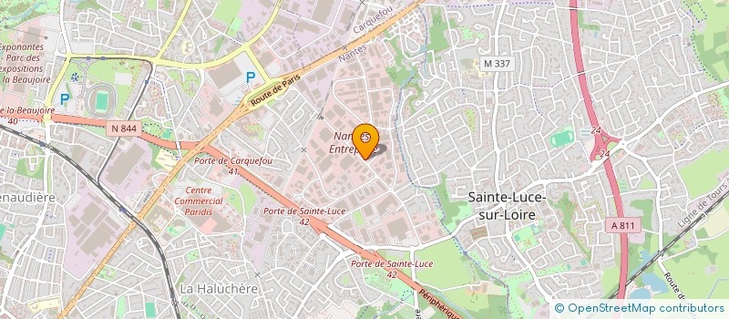 localisation de l'entreprise AVT INGENIERIE à NANTES