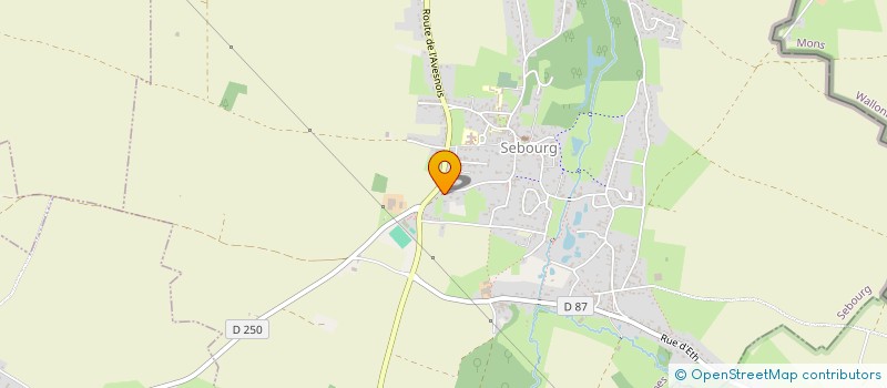 localisation de l'entreprise AVT OPTIQUE à SEBOURG