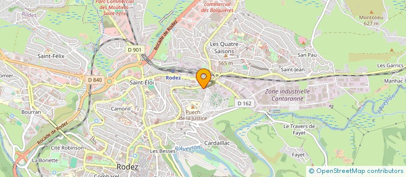 localisation de l'entreprise AVTECH SYSTEMS à RODEZ