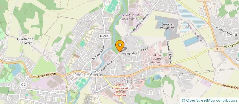 localisation de l'entreprise AVTP  CHAVANOZ