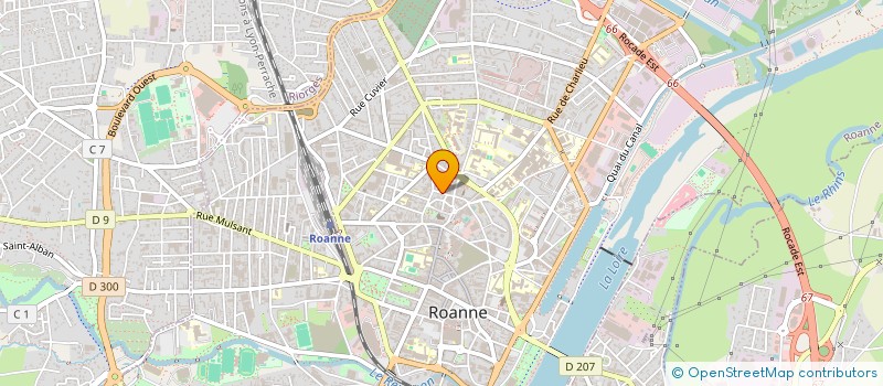 localisation de l'entreprise AVV DEVELOPPEMENT  ROANNE