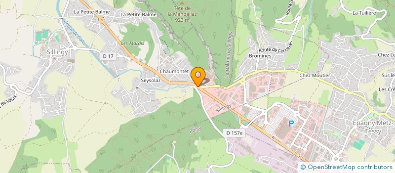 localisation de l'entreprise AVVENA  SILLINGY