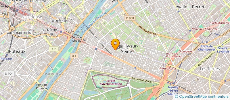 localisation de l'entreprise AVVENE à NEUILLY-SUR-SEINE