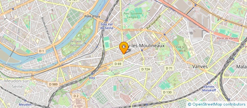 localisation de l'entreprise AVVENTURA SCOOTER à ISSY-LES-MOULINEAUX