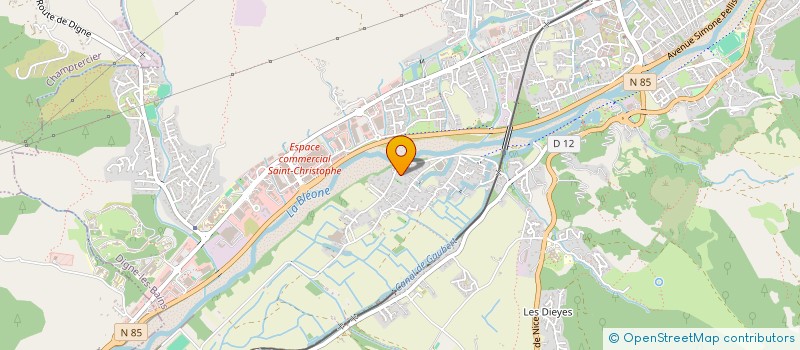 localisation de l'entreprise AVVH à DIGNE-LES-BAINS