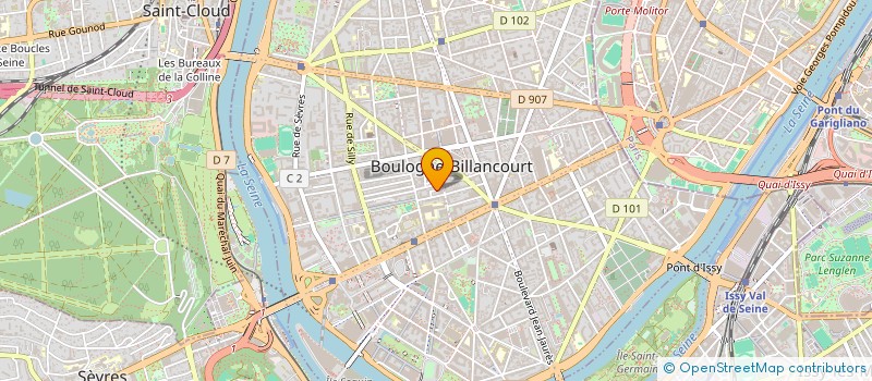 localisation de l'entreprise AVX CONSULTING à BOULOGNE-BILLANCOURT