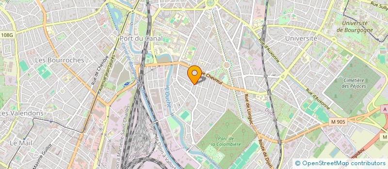 localisation de l'entreprise AVX LOCATION à DIJON