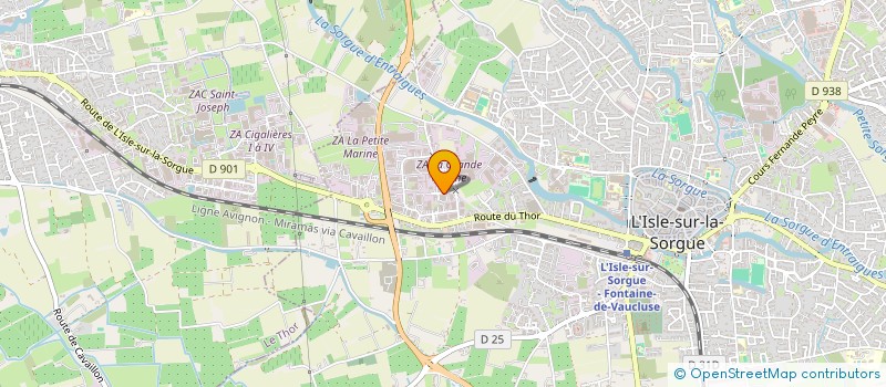 localisation de l'entreprise AVY CHARLES ET EMILE  L'ISLE-SUR-LA-SORGUE