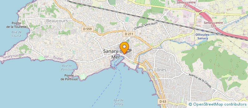 localisation de l'entreprise AVY ET CIE à SANARY-SUR-MER