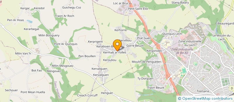 localisation de l'entreprise AVYA  LANDERNEAU