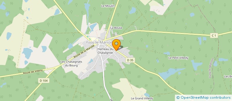 localisation de l'entreprise AVYV à YVOY-LE-MARRON
