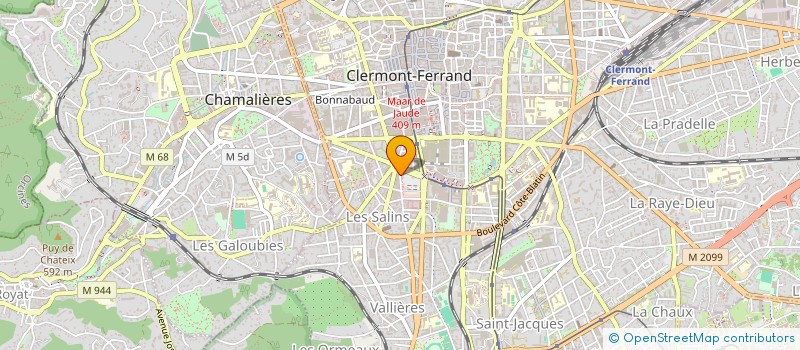 localisation de l'entreprise AVZ  CLERMONT-FERRAND