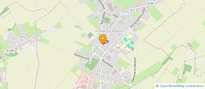 localisation de l'entreprise AW  FRIVILLE-ESCARBOTIN