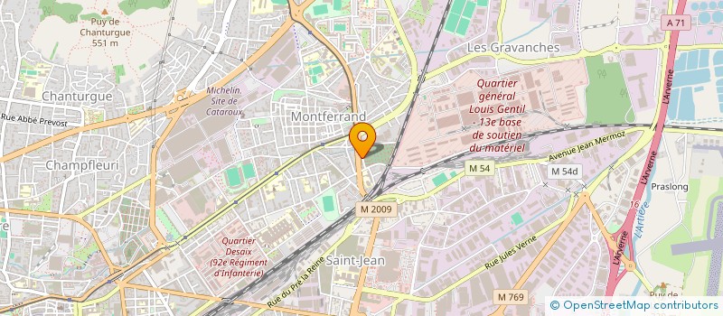 localisation de l'entreprise AW  CLERMONT-FERRAND