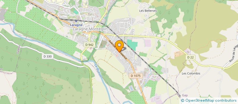 localisation de l'entreprise AW  LARAGNE-MONTEGLIN