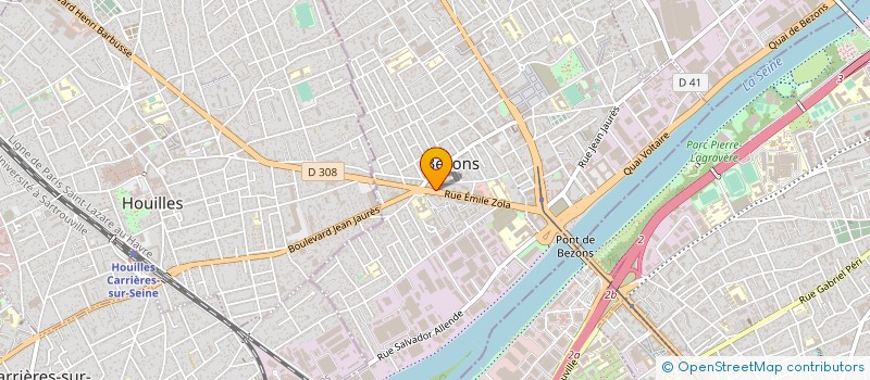 localisation de l'entreprise AW CONCEPT à BEZONS