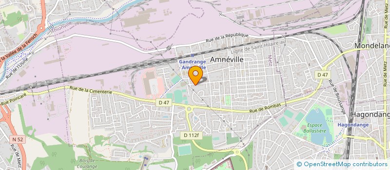 localisation de l'entreprise AW CONSEIL  AMNEVILLE