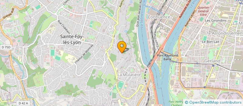 localisation de l'entreprise AW INVEST  SAINTE-FOY-LES-LYON