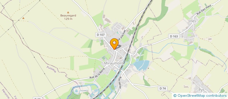 localisation de l'entreprise AW MATTIOLI IMMO  MIRAUMONT