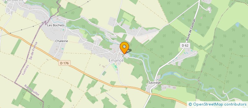 localisation de l'entreprise AW PAYSAGE  EMANCE