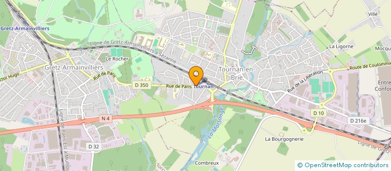 localisation de l'entreprise AW RECYCLE  TOURNAN-EN-BRIE