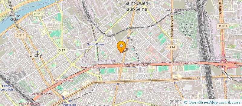 localisation de l'entreprise AW RENOVATION à SAINT-OUEN-SUR-SEINE