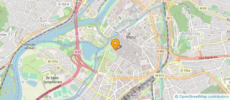 localisation de l'entreprise AW SERVICE à METZ