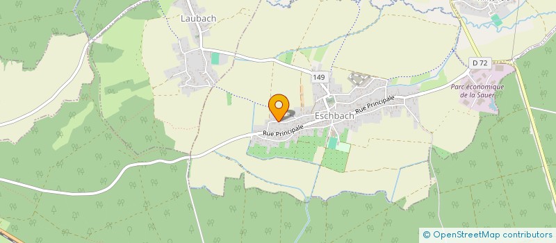 localisation de l'entreprise AW TOITURE  ESCHBACH