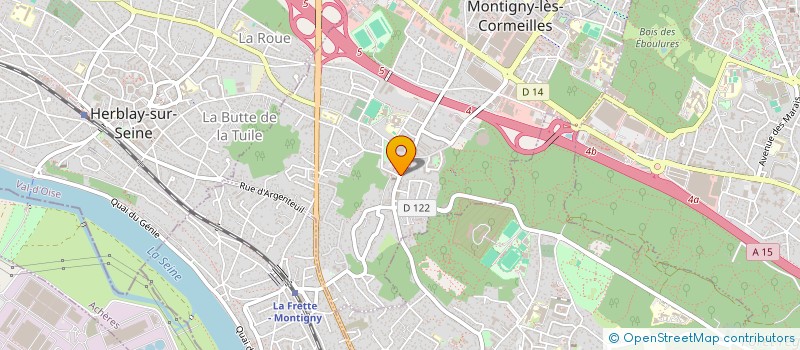 localisation de l'entreprise AW TRANSPORT à MONTIGNY-LES-CORMEILLES