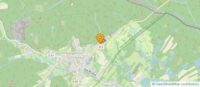 localisation de l'entreprise AW4R ESPORT  ROUGEMONT-LE-CHATEAU