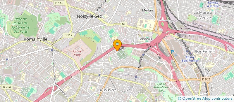 localisation de l'entreprise AWA à NOISY-LE-SEC