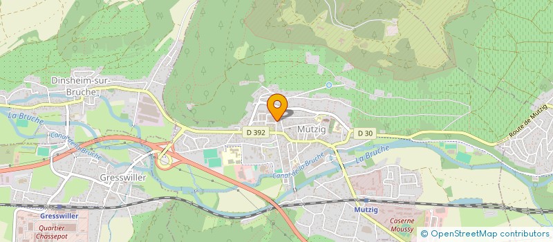 localisation de l'entreprise AWA  MUTZIG